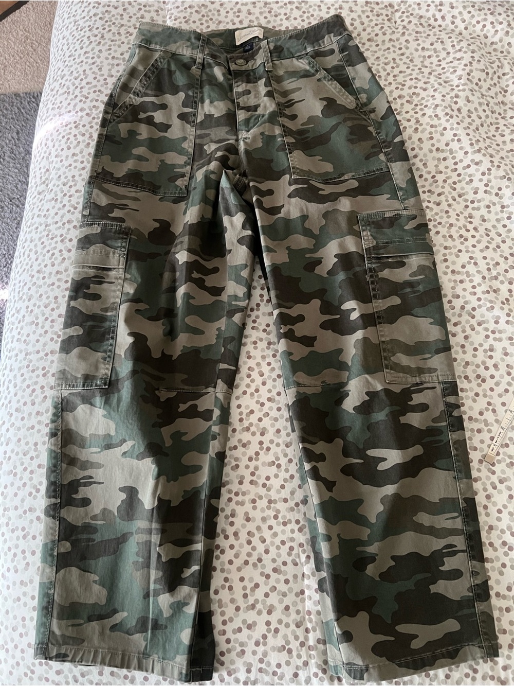 Universal Thread Olive & Khaki Camouflage Cargo Pants